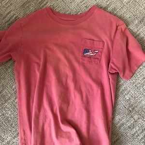 boys Medium american vineyard vines shirt